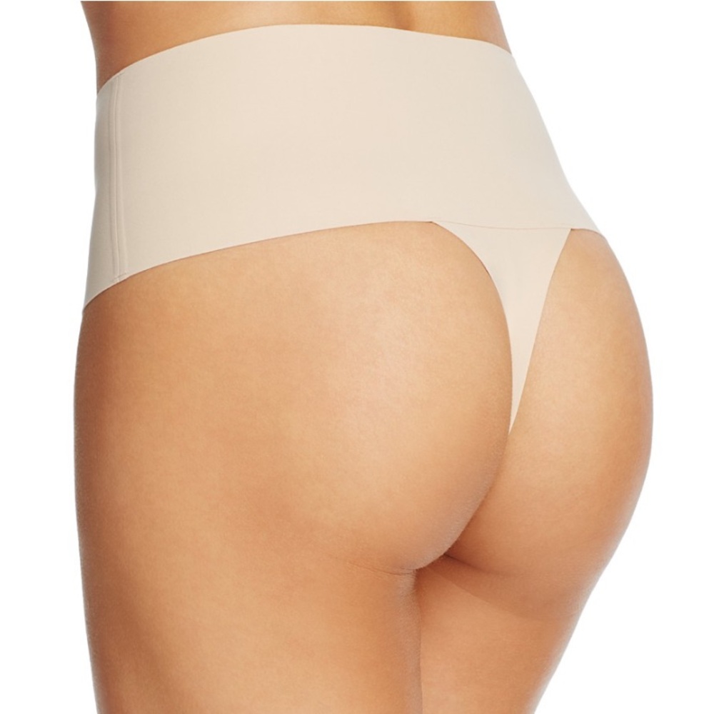 NWOT SPANXsupersmooth Undie-techtable Cream Lace Thong - Picture 3 of 9